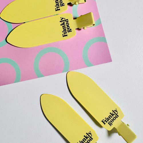 Hair Clips - Yellow